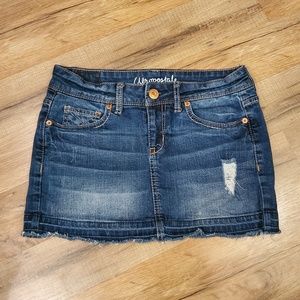 Aeropostale Jean Mini Skirt